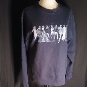 Taylor Swift Midnights Eras Large Crewneck pre loved-some stains at collar